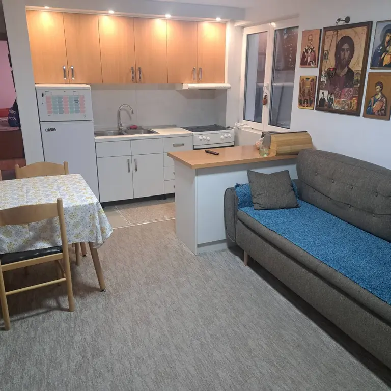 Dnevni boravak sa kuhinjom i trpezarijom Dnevni boravak sa kuhinjom i trpezarijom