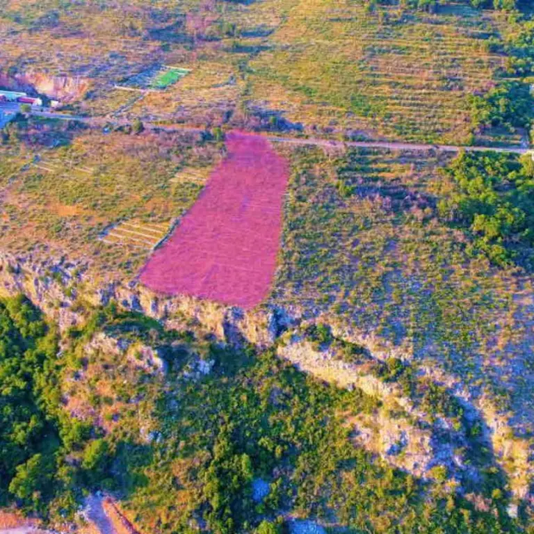 Nalazi se uz samu liticu mora u blizini buduceg projekta Smokva Bay