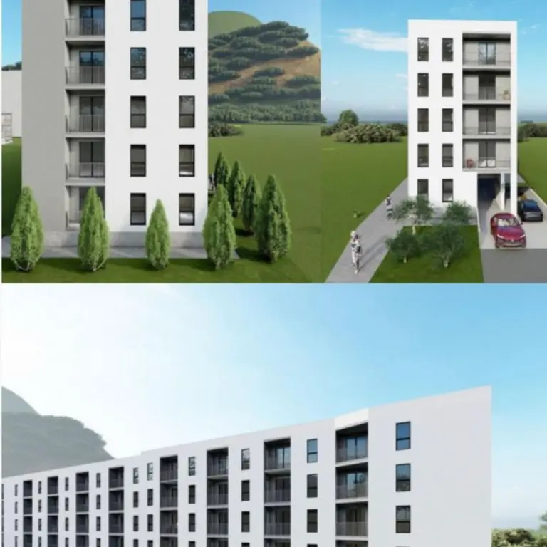 Planirani izgled objekta u kojem se stanovi nalaze