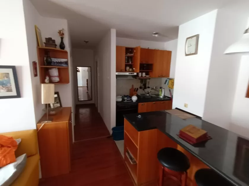 Dio dnevnog boravka sa kuhinjom i trpezarijom
