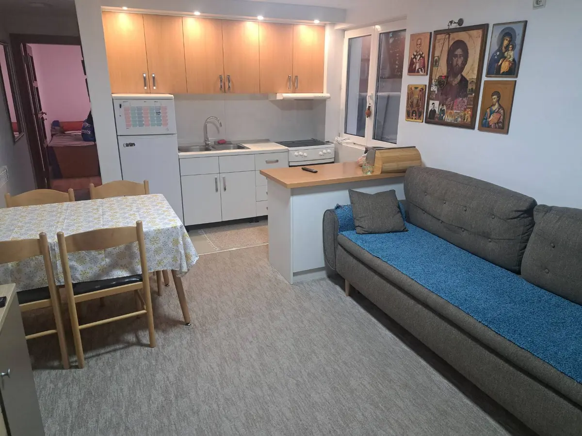 Dnevni boravak sa kuhinjom i trpezarijom Dnevni boravak sa kuhinjom i trpezarijom