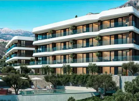 Spoljasnji izgled jednog objekta u resortu