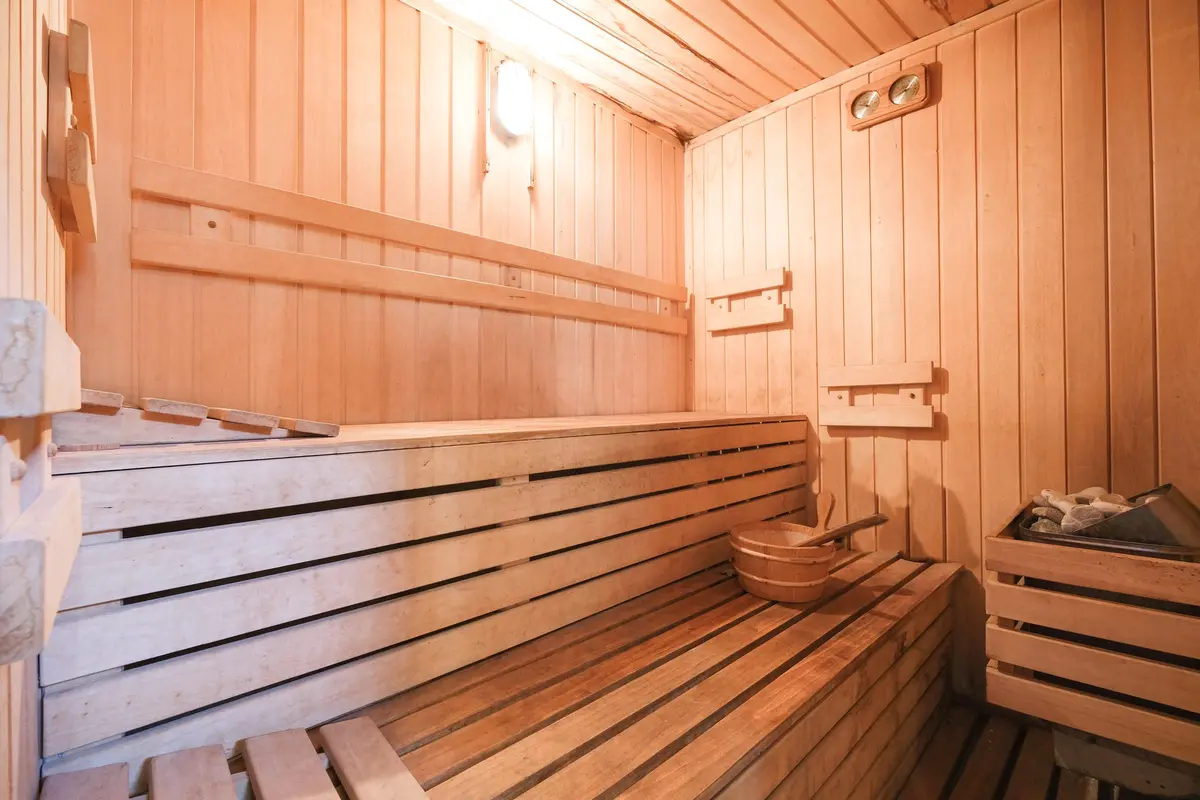 Jedan od apartmana ima svoju saunu