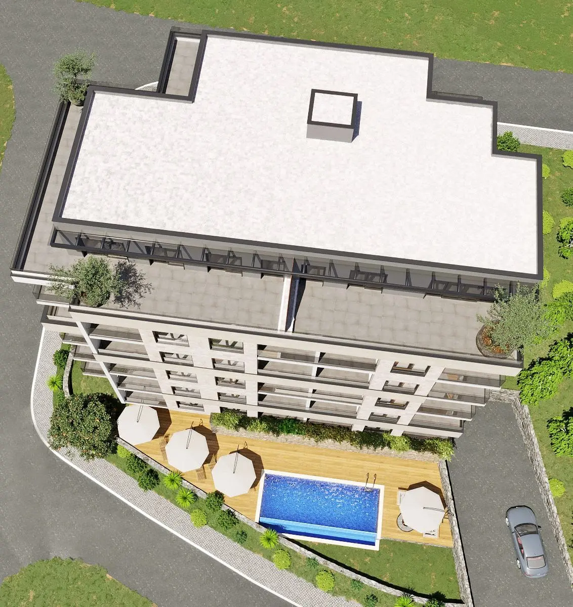 Komplek ce posjedovati bazen,spa i teretanu