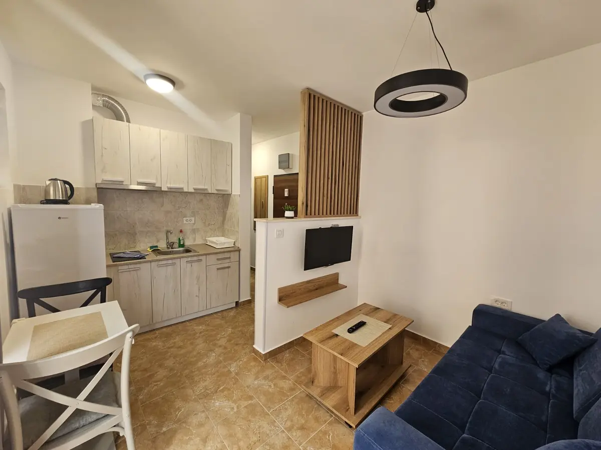 Dnevni boravak sa kuhinjom i trpezarijom